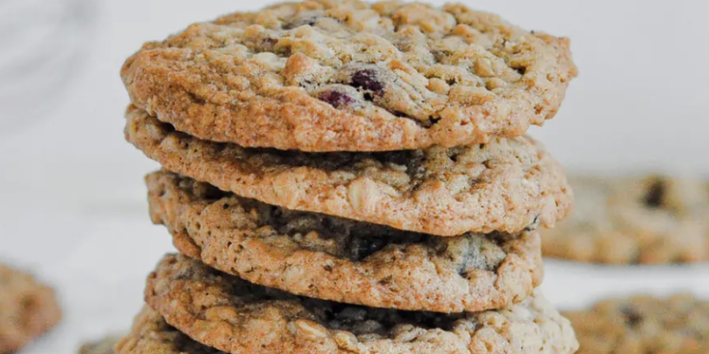Chia Oatmeal Cookies with Chai Masala