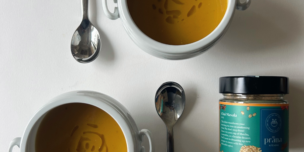 Butternut Squash Soup with Chai Masala
