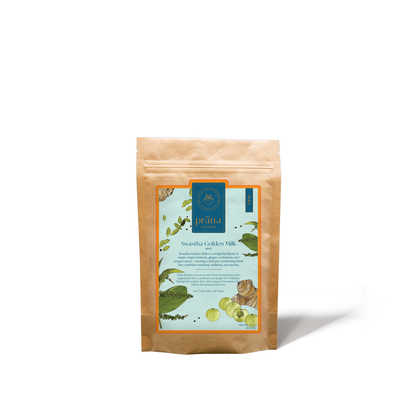 Prana Kitchens Swastha Golden Milk Refill