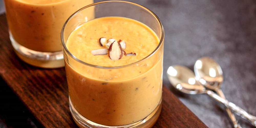 Carrot Almond Kheer with Chai Masala