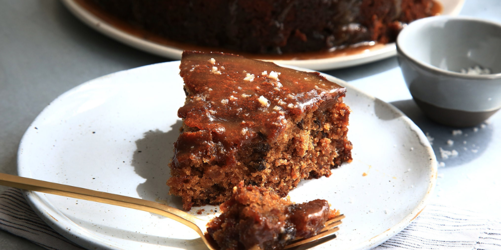 Apple Cake with Forbidden Rice Conjee