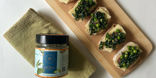 Spinach Cheese Crostini with Samedha Mukhvas