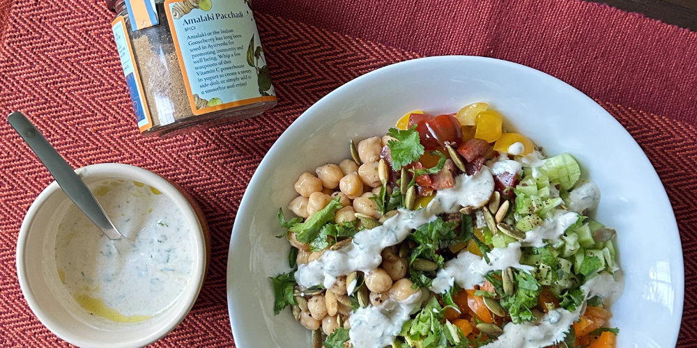 Quinoa Bowl with Amalaki Pacchadi