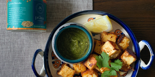 Paneer Tikka with Prana Kitchens Garam Masala