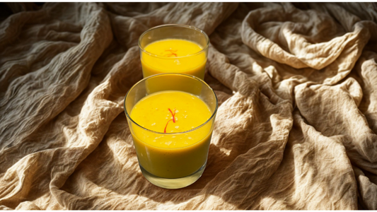 Chai Spiced Vegan Mango Lassi