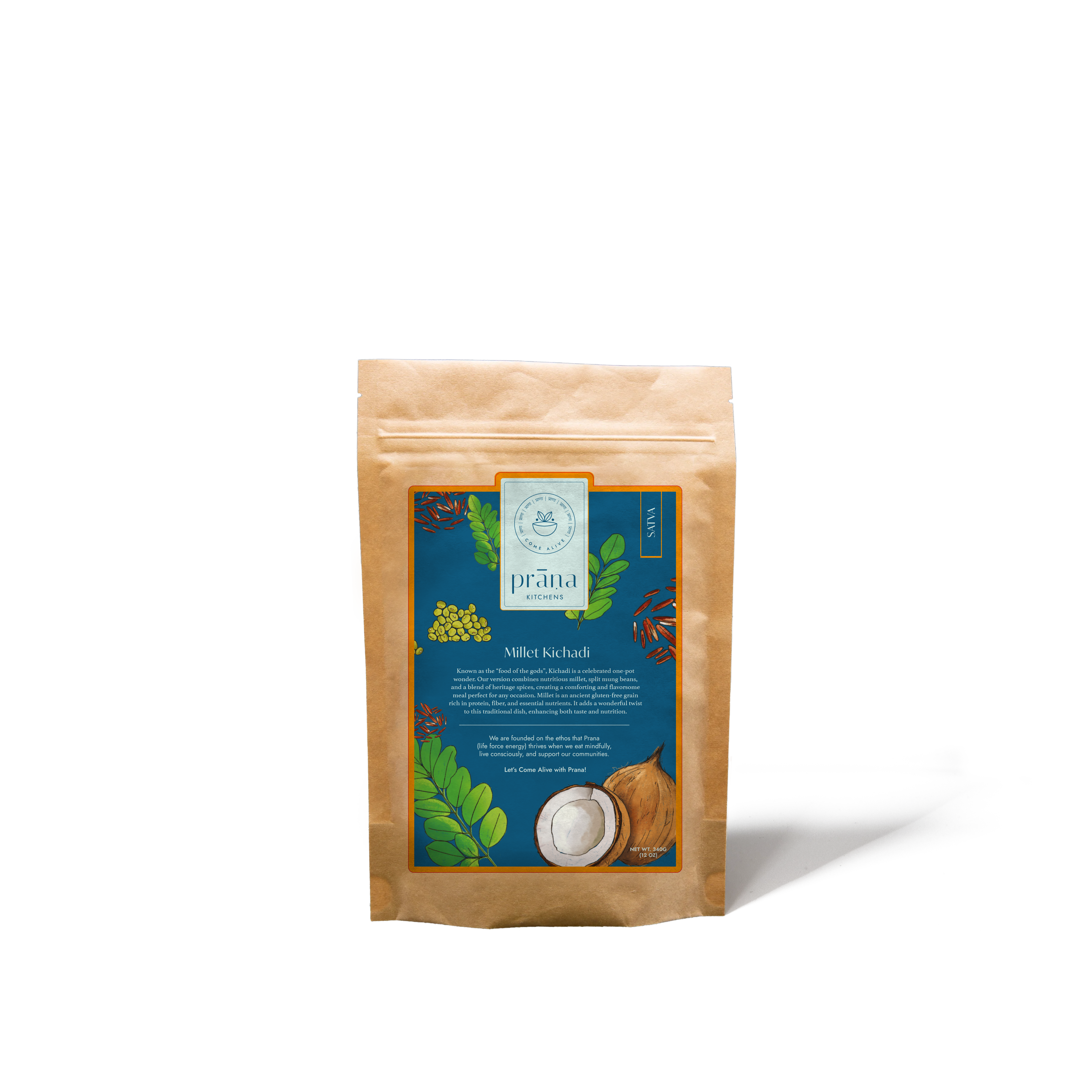 Prana Kitchens Millet Kichadi Front Label